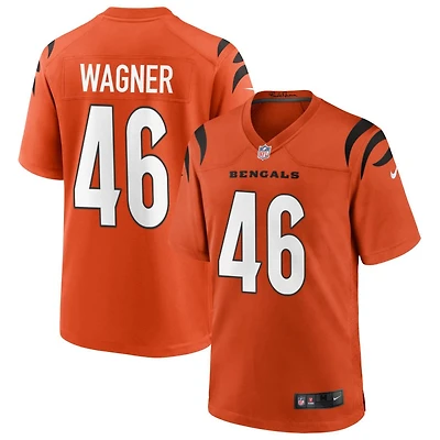 William Wagner Youth Nike Orange Cincinnati Bengals Alternate Game Custom Jersey