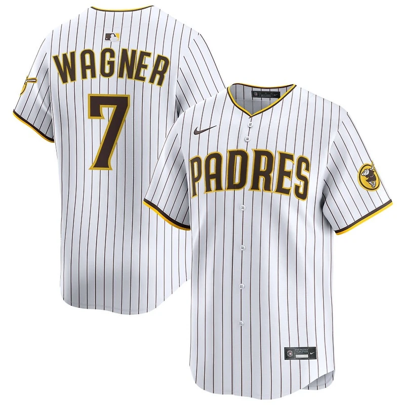 Will Wagner Men's Nike White San Diego Padres Home Limited Custom Jersey