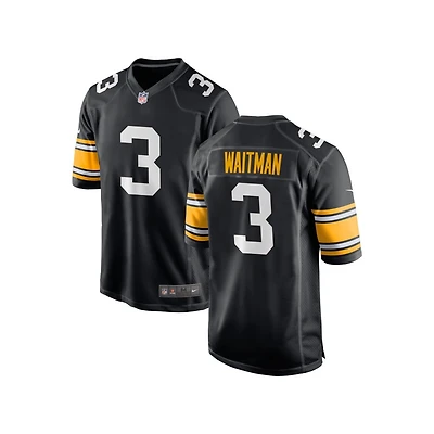 Corliss Waitman Youth Nike Black Pittsburgh Steelers Alternate Custom Game Jersey