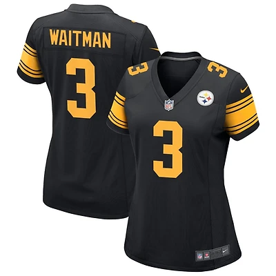 Corliss Waitman Women's Nike  Black Pittsburgh Steelers Alternate Custom Game Jersey