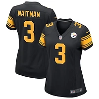 Corliss Waitman Women's Nike  Black Pittsburgh Steelers Alternate Custom Game Jersey
