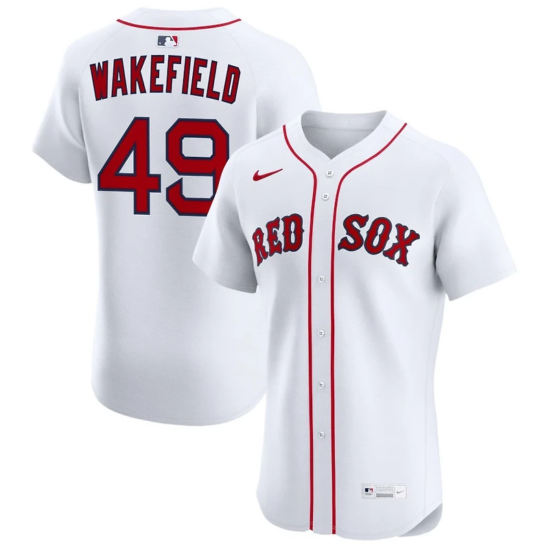 Tim Wakefield Men's Nike White Boston Red Sox Home Elite Pick-A-Player Retired Roster Jersey