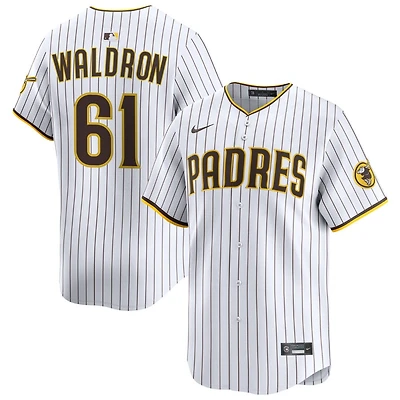 Matt Waldron Men's Nike White San Diego Padres Home Limited Custom Jersey