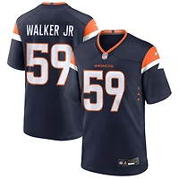 Johnny Walker Jr Men's Nike  Navy Denver Broncos Alternate Mile High Collection Custom Game Jersey