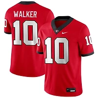 Zayden Walker Men's Nike Red Georgia Bulldogs NIL Pick-A-Player Game Jersey