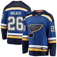 Nathan Walker Men's Fanatics Blue St. Louis Blues Home Breakaway Custom Jersey