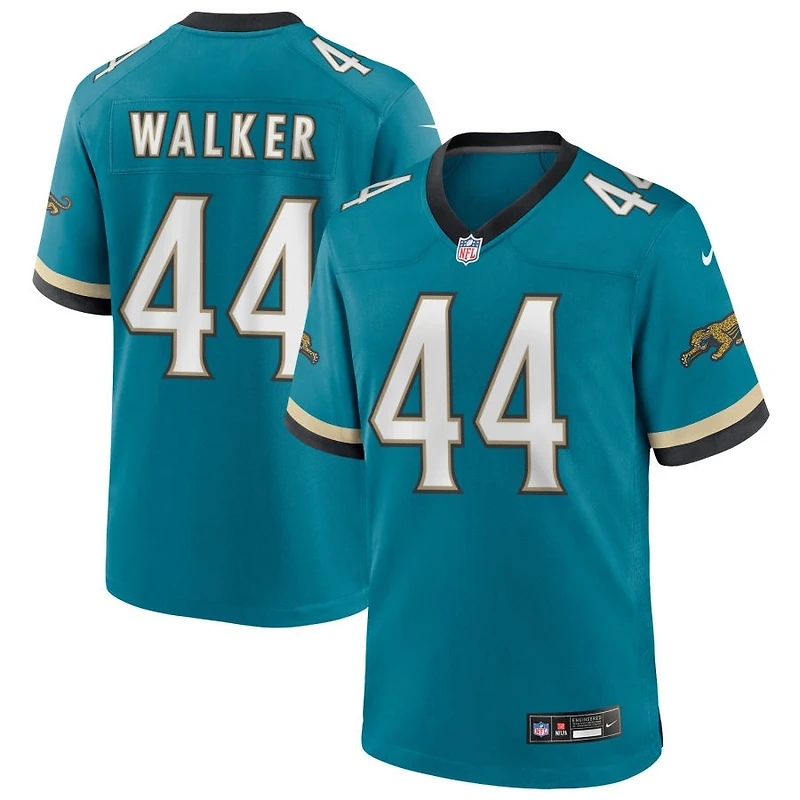 Travon Walker Men's Nike Teal Jacksonville Jaguars Prowler Throwback Custom Game Jersey