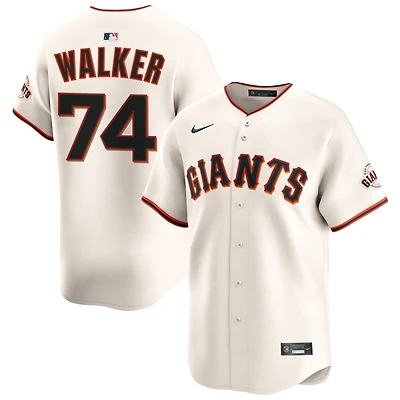 Ryan Walker Men's Nike Cream San Francisco Giants Home Limited Custom Jersey