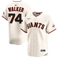 Ryan Walker Men's Nike Cream San Francisco Giants Home Limited Custom Jersey