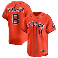 Christian Walker Men's Nike Orange Houston Astros Alternate Limited Custom Jersey