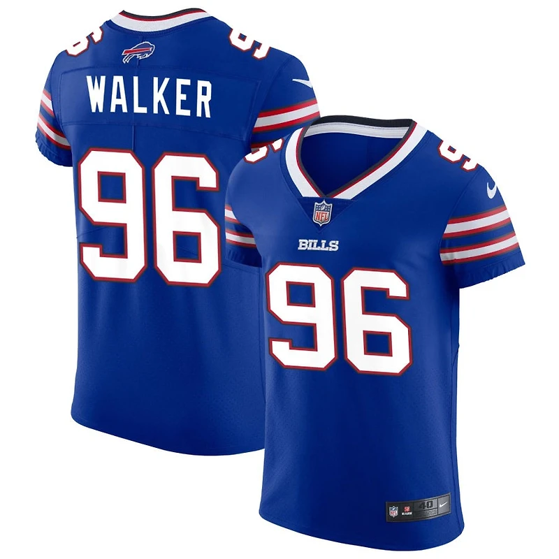 Deone Walker Men's Nike Royal Buffalo Bills Vapor Elite Custom Jersey