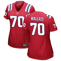 Caedan Wallace Women's Nike Red New England Patriots Alternate Custom Jersey