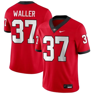 Henry Waller Men's Nike Red Georgia Bulldogs NIL Pick-A-Player Game Jersey