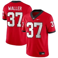 Henry Waller Men's Nike Red Georgia Bulldogs NIL Pick-A-Player Game Jersey