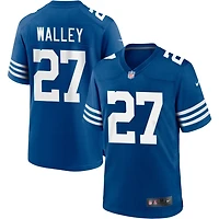 Justin Walley Men's Nike Royal Indianapolis Colts Alternate Custom Jersey