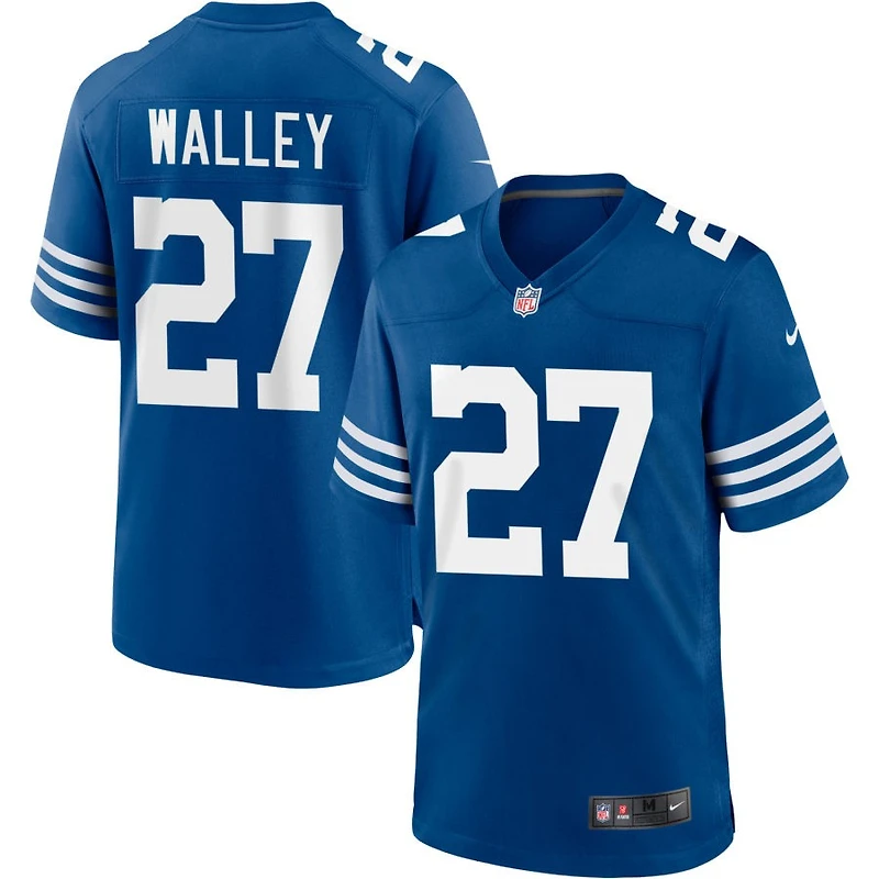 Justin Walley Men's Nike Royal Indianapolis Colts Alternate Custom Jersey