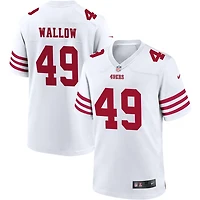 Garret Wallow Men's Nike White San Francisco 49ers Game Custom Player Jersey