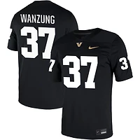 Jack Wanzung Men's Nike Black Vanderbilt Commodores NIL Pick-A-Player Game Jersey