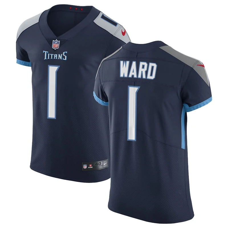 Cam Ward Men's Nike Navy Tennessee Titans Vapor Untouchable Custom Elite Jersey