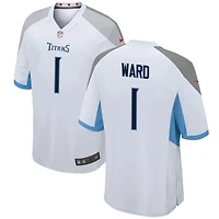 Cam Ward Men's Nike White Tennessee Titans Custom Game Jersey