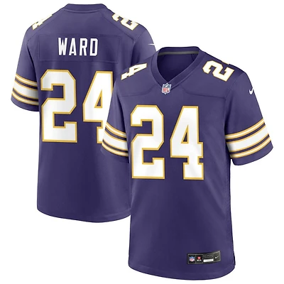 Jay Ward Men's Nike Purple Minnesota Vikings Classic Custom Game Jersey