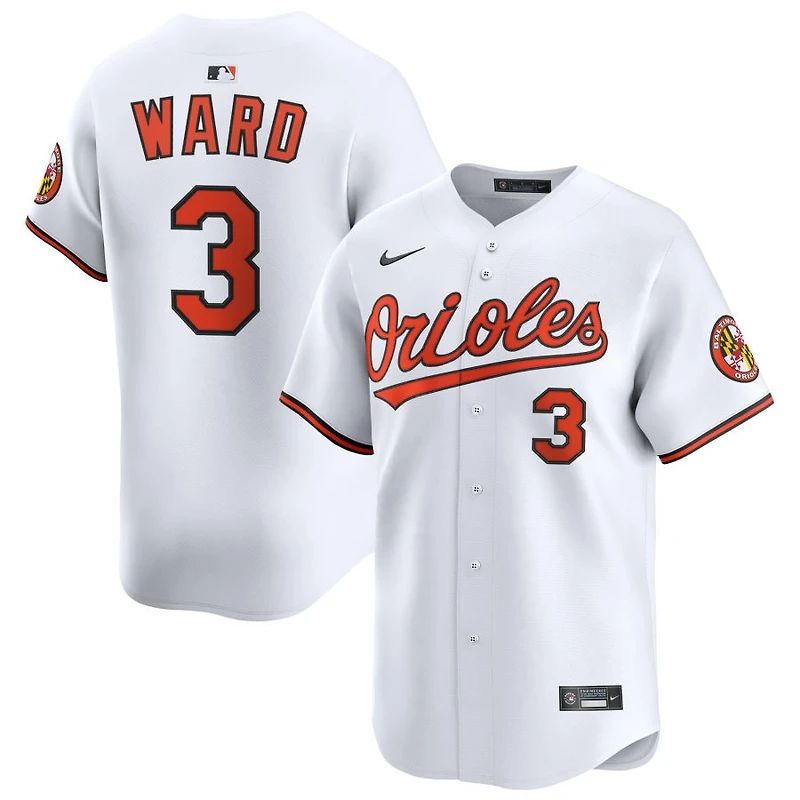 Taylor Ward Men's Nike White Baltimore Orioles Home Limited Custom Jersey