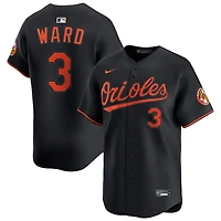Taylor Ward Men's Nike Black Baltimore Orioles Alternate Limited Custom Jersey