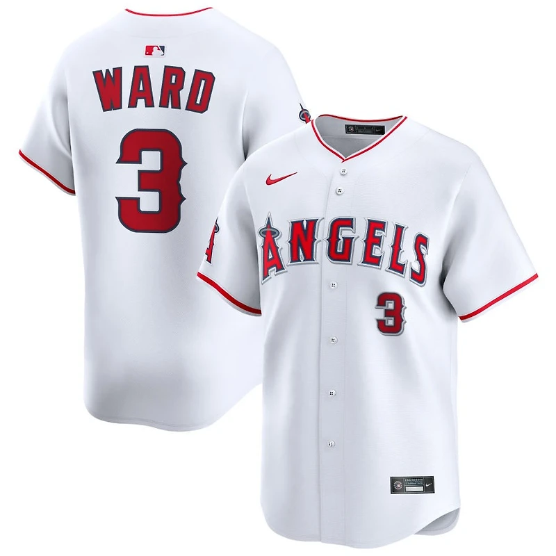 Taylor Ward Youth Nike White Los Angeles Angels Home Custom Limited Jersey