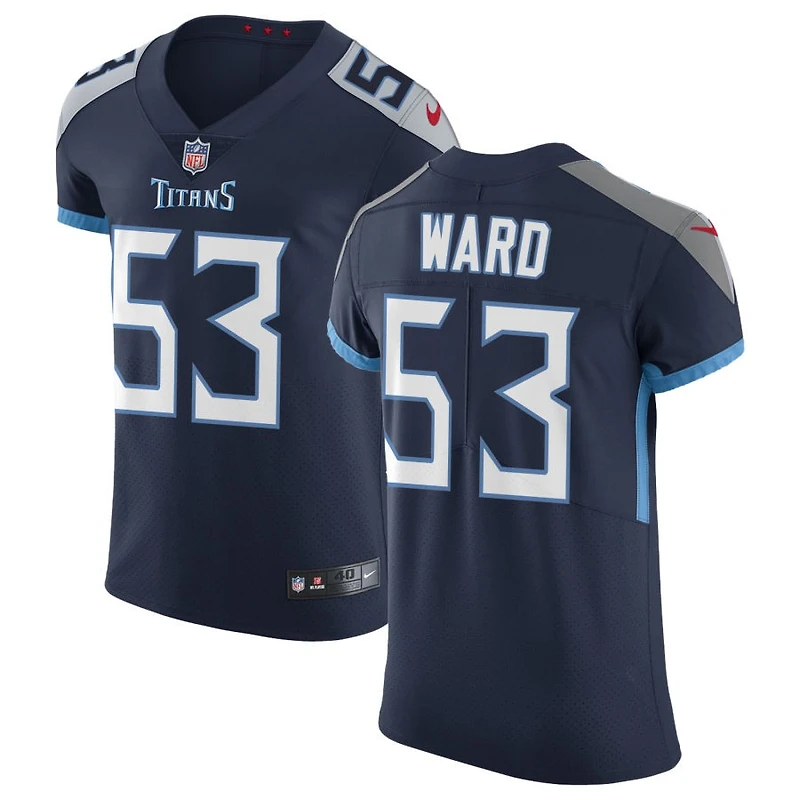 Jihad Ward Men's Nike Navy Tennessee Titans Vapor Untouchable Custom Elite Jersey