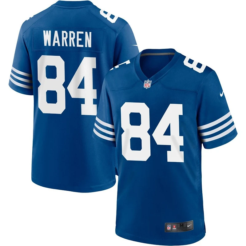 Tyler Warren Men's Nike Royal Indianapolis Colts Alternate Custom Jersey
