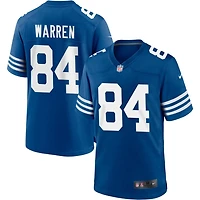 Tyler Warren Men's Nike Royal Indianapolis Colts Alternate Custom Jersey
