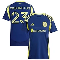 Taylor Washington Women's adidas  Navy Nashville SC 2025 The Heart of Nashville Kit Replica Custom Jersey