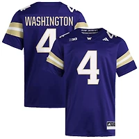 Jordan Washington Men's adidas  Purple Washington Huskies NIL Pick-A-Player Home Premier Football Jersey