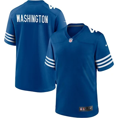 Trey Washington Men's Nike Royal Indianapolis Colts Alternate Custom Jersey