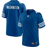 Trey Washington Men's Nike Royal Indianapolis Colts Alternate Custom Jersey
