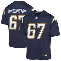 Savion Washington Youth Nike Navy Los Angeles Chargers Alternate Super Chargers Game Custom Jersey