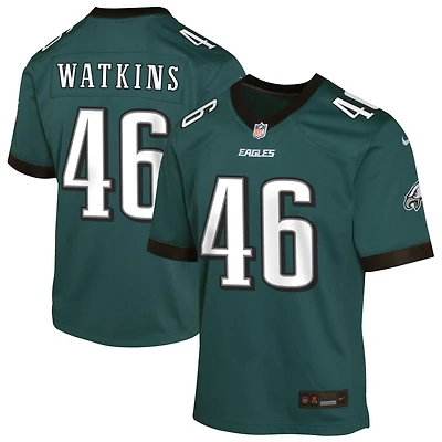 Quez Watkins Youth Nike Midnight Green Philadelphia Eagles Custom Game Jersey