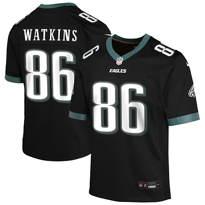 Quez Watkins Youth Nike Black Philadelphia Eagles Alternate Custom Game Jersey