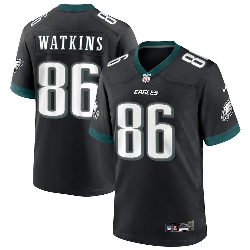 Quez Watkins Men's Nike Black Philadelphia Eagles Alternate Custom Game Jersey