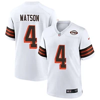 Deshaun Watson Men's Nike White Cleveland Browns 1946 Collection Alternate Custom Jersey