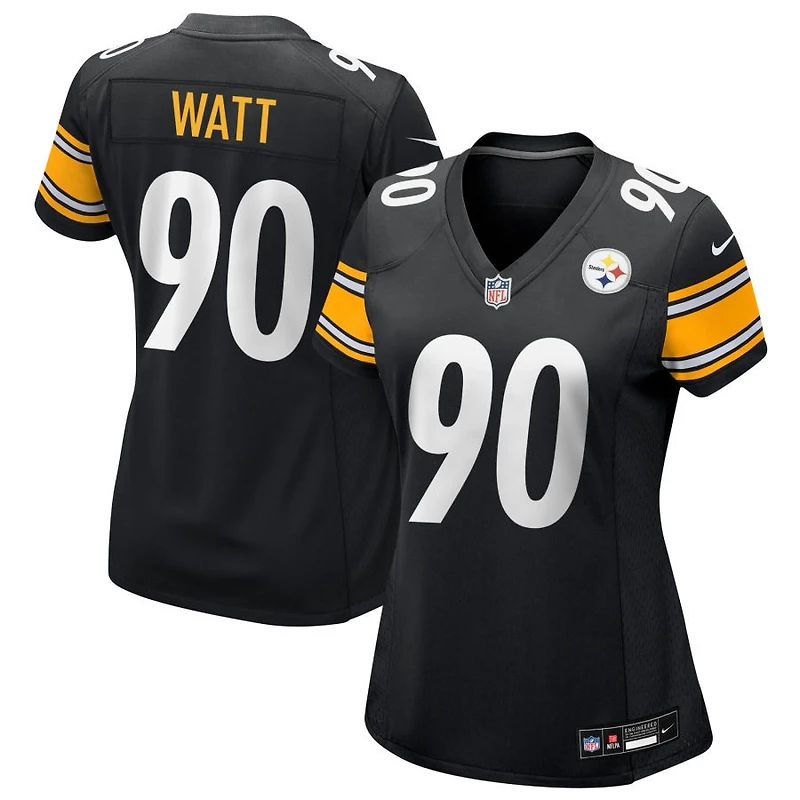 T.J. Watt Women's Nike Black Pittsburgh Steelers Custom Game Jersey