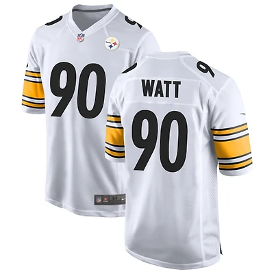 T.J. Watt Men's Nike White Pittsburgh Steelers Game Custom Jersey