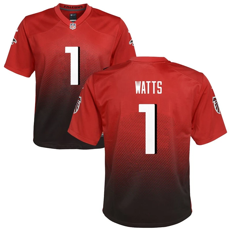Xavier Watts Youth Nike Red Atlanta Falcons Alternate Custom Game Jersey