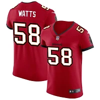 Markees Watts Men's Nike Red Tampa Bay Buccaneers Vapor Elite Custom Jersey