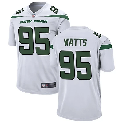 Eric Watts Men's Nike White New York Jets Custom Game Jersey