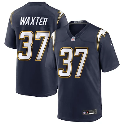Isas Waxter Men's Nike Navy Los Angeles Chargers Alternate Super Chargers Game Custom Jersey