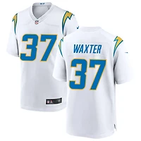 Isas Waxter Men's Nike White Los Angeles Chargers Custom Game Jersey
