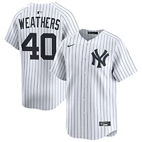 Ryan Weathers Men's Nike White New York Yankees Home Limited Custom Jersey