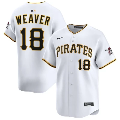 Luke Weaver Men's Nike White Pittsburgh Pirates Home Limited Custom Jersey