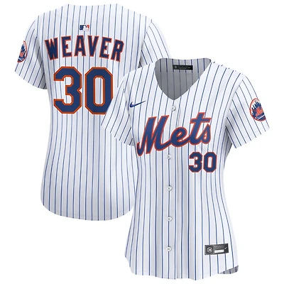 Luke Weaver Women's Nike  White New York Mets Home Limited Custom Jersey